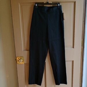 Liz Claiborne Black Straight Leg Pants